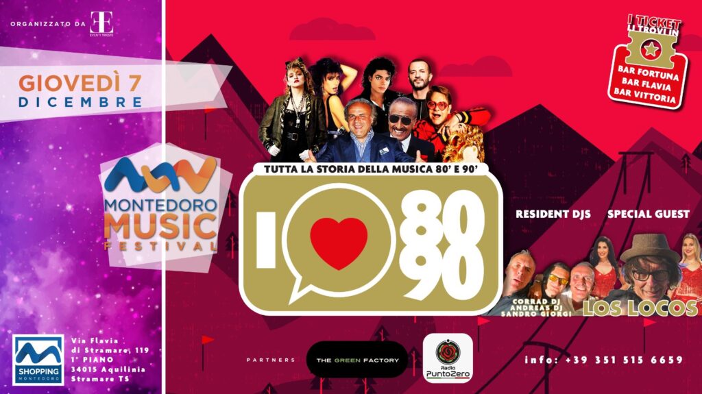 I❤️80/90 - I❤️80/90 - EventiFVG.it