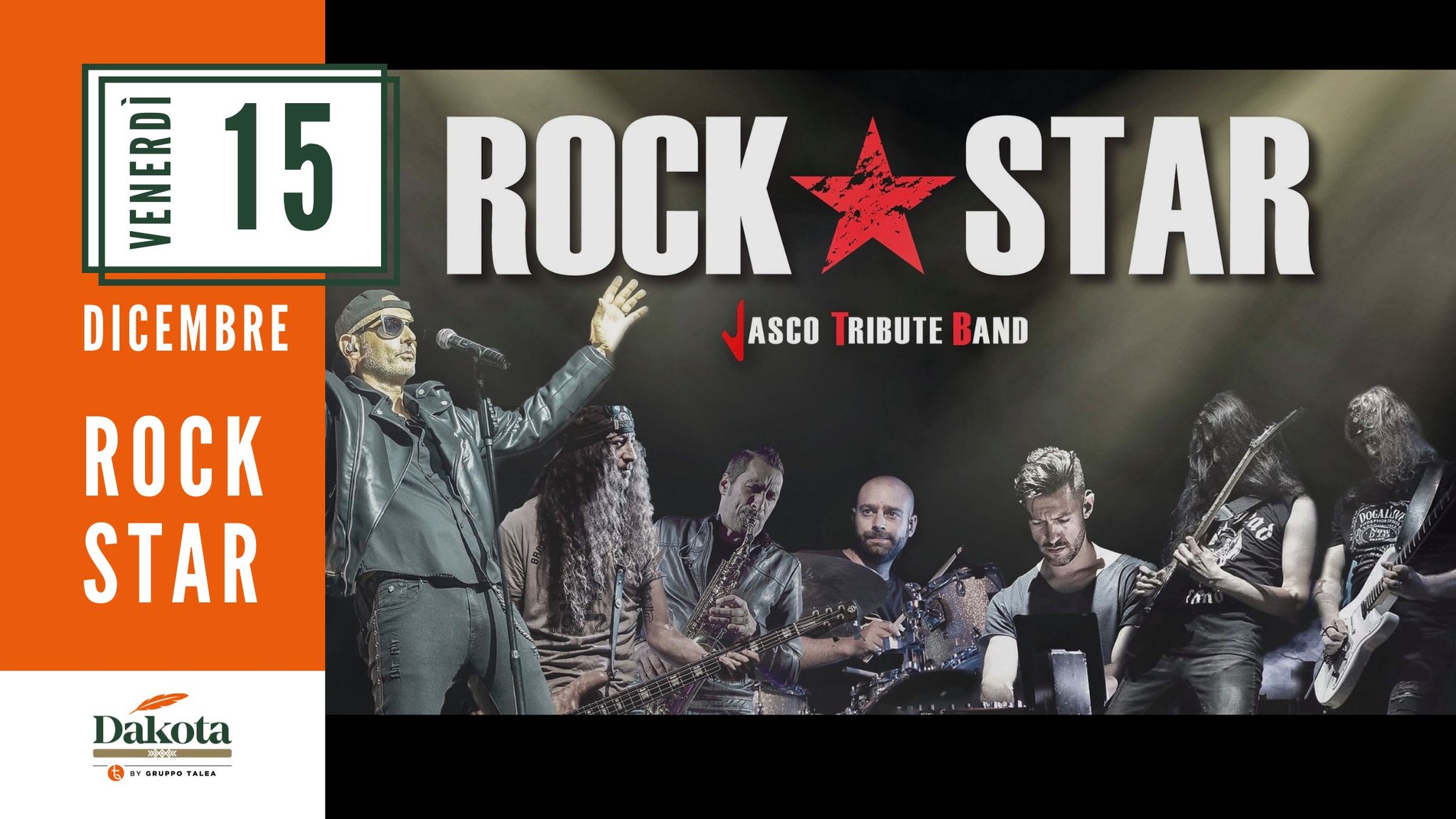 ROCK STAR Vasco Tribute Band @Dakota, Vigonza (PD) - EventiFVG.it