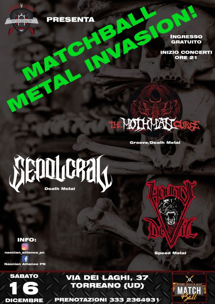 Matchball Metal Invasion! 2023 - Matchball Metal Invasion! 2023 - EventiFVG.it