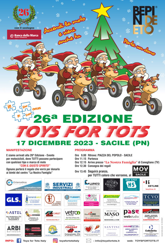 Toys for Tots 26^ Edizione 2023 - EventiFVG.it