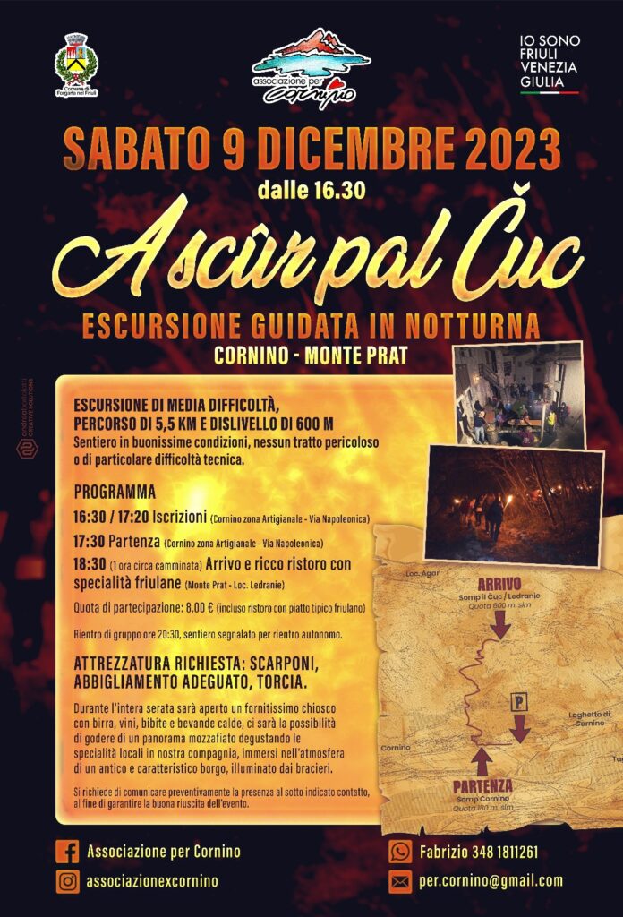 🌘 A SCÛR PAL ČUC 🌒 escursione guidata in notturna 🕯️🌌 - 🌘 A SCÛR PAL ČUC 🌒 escursione guidata in notturna 🕯️🌌 - EventiFVG.it