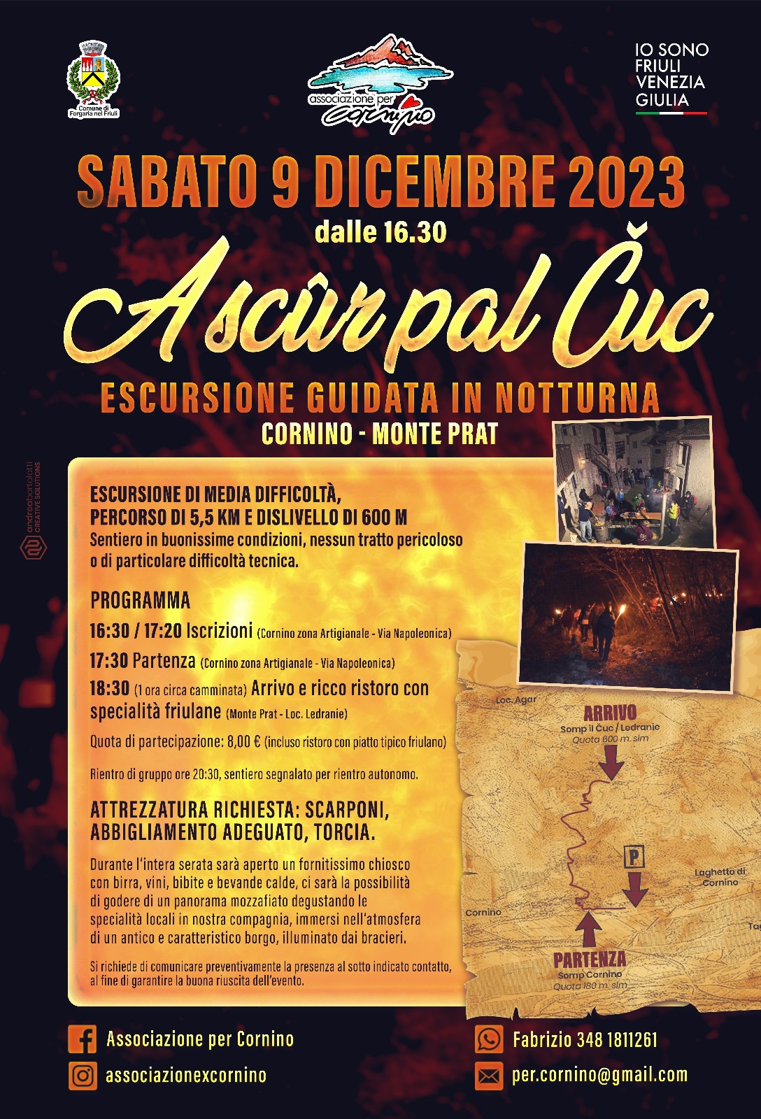 🌘 A SCÛR PAL ČUC 🌒 escursione guidata in notturna 🕯️🌌 - EventiFVG.it