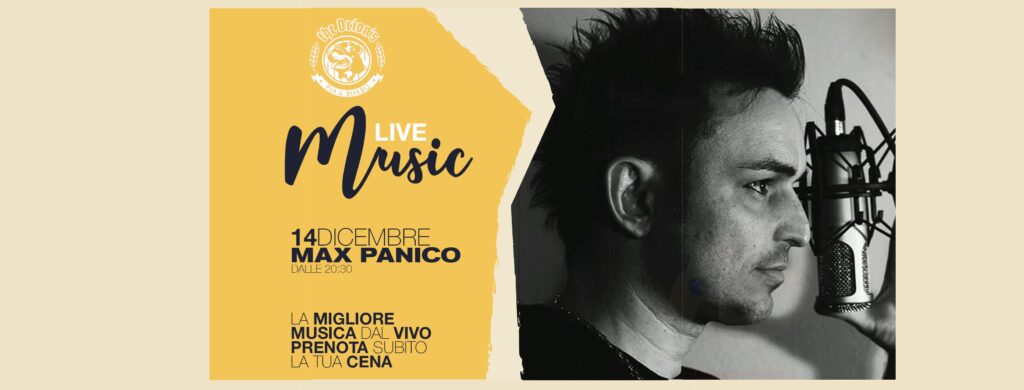 A cena con Max Panico - A cena con Max Panico - EventiFVG.it