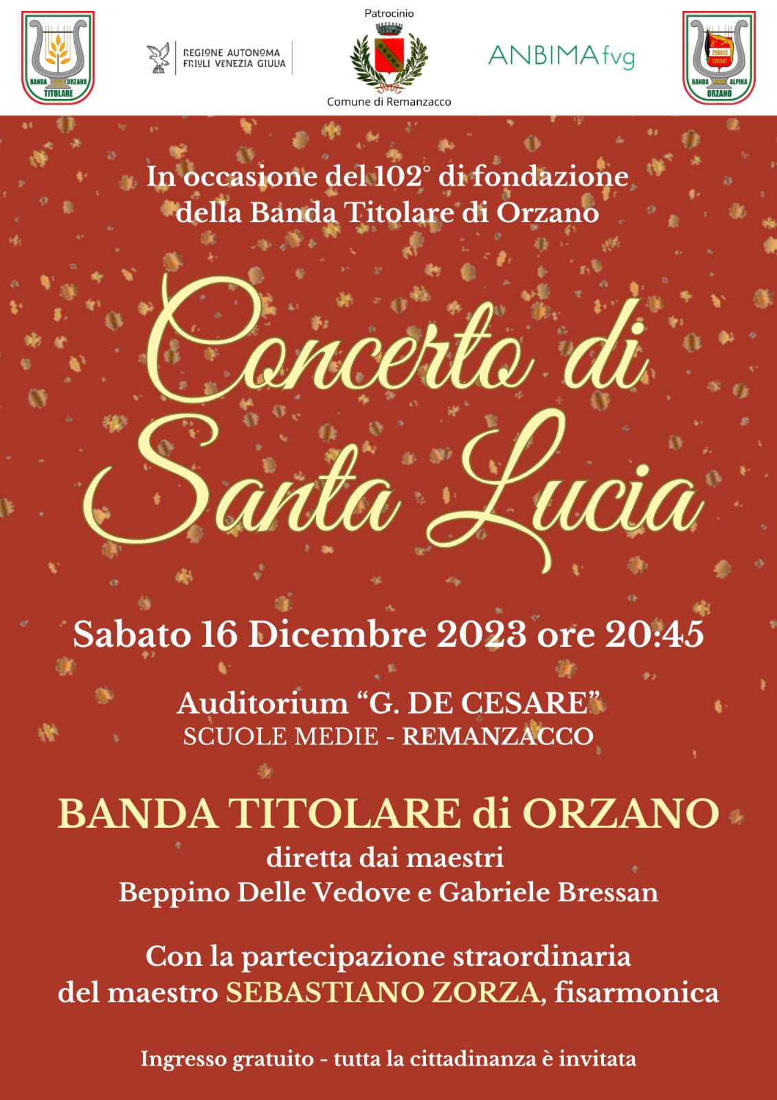 🎶 Concerto di Santa Lucia 🎶 - EventiFVG.it