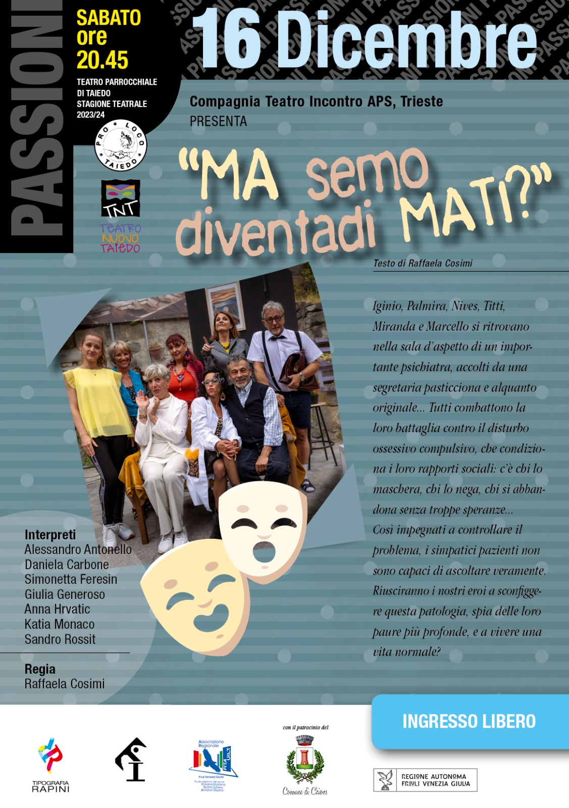 MA SEMO DIVENTADI MATI? - EventiFVG.it