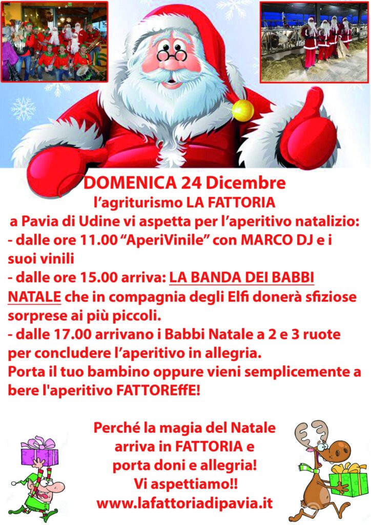 LA BANDA DEI BABBI NATALE IN FATTORIA!