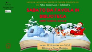 A Maniago SABATO DA FAVOLA IN BIBLIOTECA con Ortoteatro
