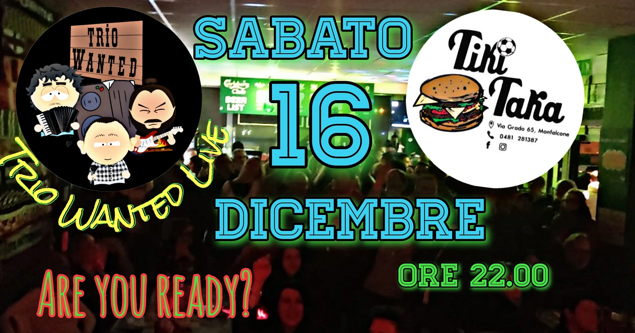 Trio Wanted Live@Tiki Taka - Trio Wanted Live@Tiki Taka - EventiFVG.it