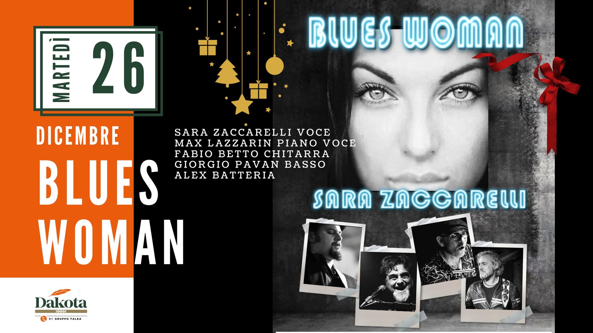 A SANTO STEFANO CON BLUS WOMAN @Dakota, Vigonza (PD) - A SANTO STEFANO CON BLUS WOMAN @Dakota, Vigonza (PD) - EventiFVG.it