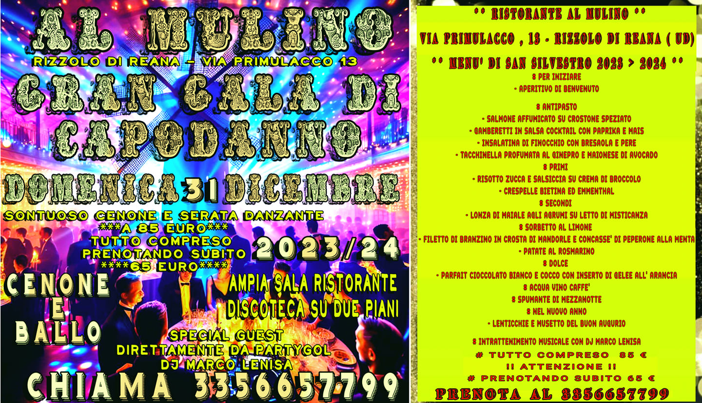 GRAN GALÀ CAPODANNO - GRAN GALÀ CAPODANNO - EventiFVG.it