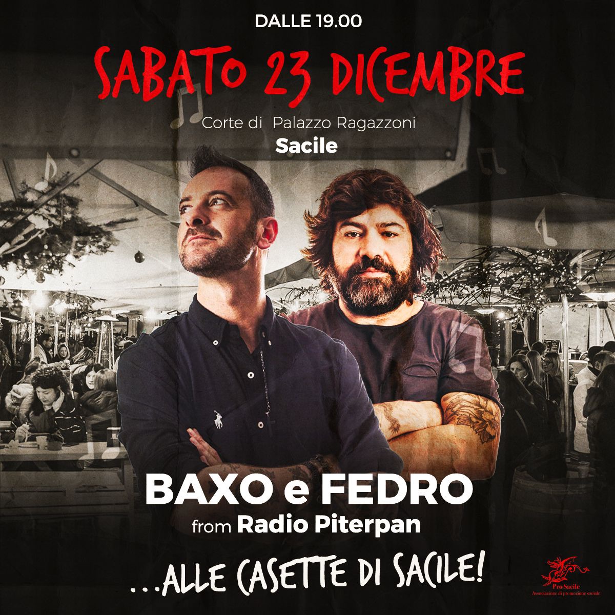 🎙️🎧Baxo e Fedro from Radio Piterpan alle Casette di Sacile!!🎶🎄 - 🎙️🎧Baxo e Fedro from Radio Piterpan alle Casette di Sacile!!🎶🎄 - EventiFVG.it