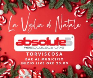Vigilia di Natale con gli Absolute5 a Torviscosa