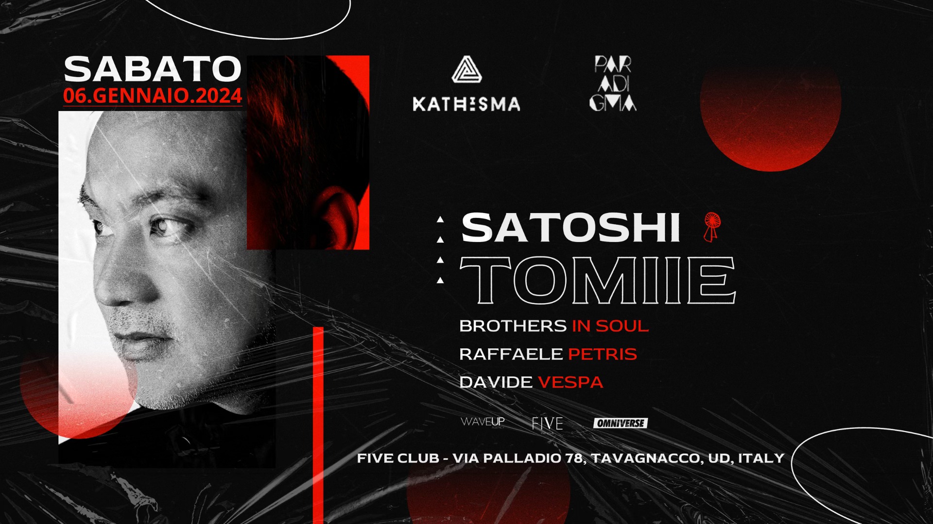 Kathisma & Paradigma - SATOSHI TOMIIE - 06.01.24 - EventiFVG.it