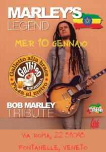 Marley’s Legend al Galileo a Fontanelle