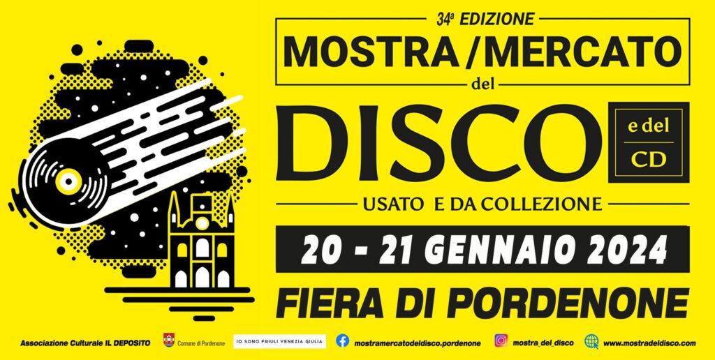 34^ MOSTRA MERCATO DEL DISCO DI PORDENONE E DEL F.V.G. - EventiFVG.it