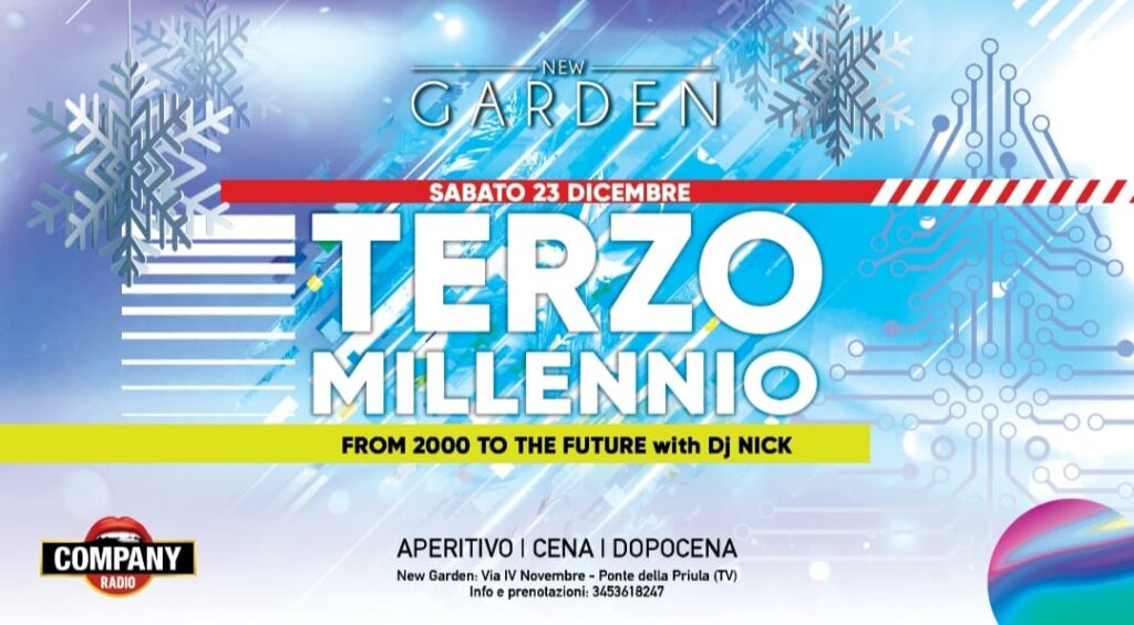 New Garden Sabato 23 Dicembre h. 20.00 - New Garden Sabato 23 Dicembre h. 20.00 - EventiFVG.it