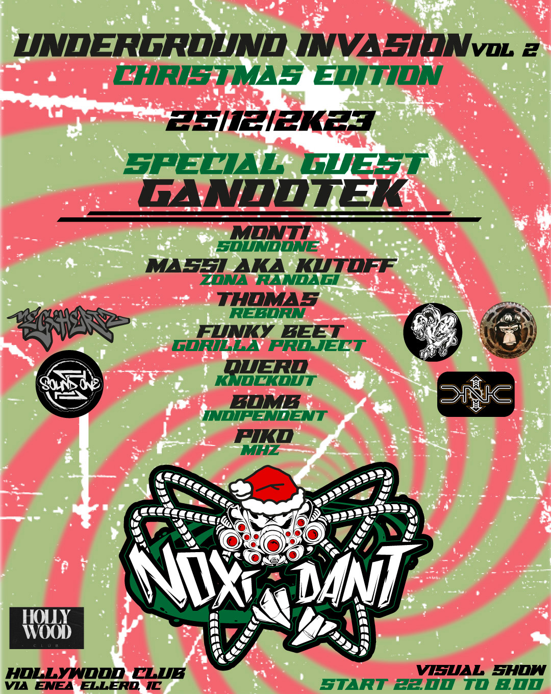 UNDERGROUND INVASION vol. 2 special guest: Gandotek - EventiFVG.it