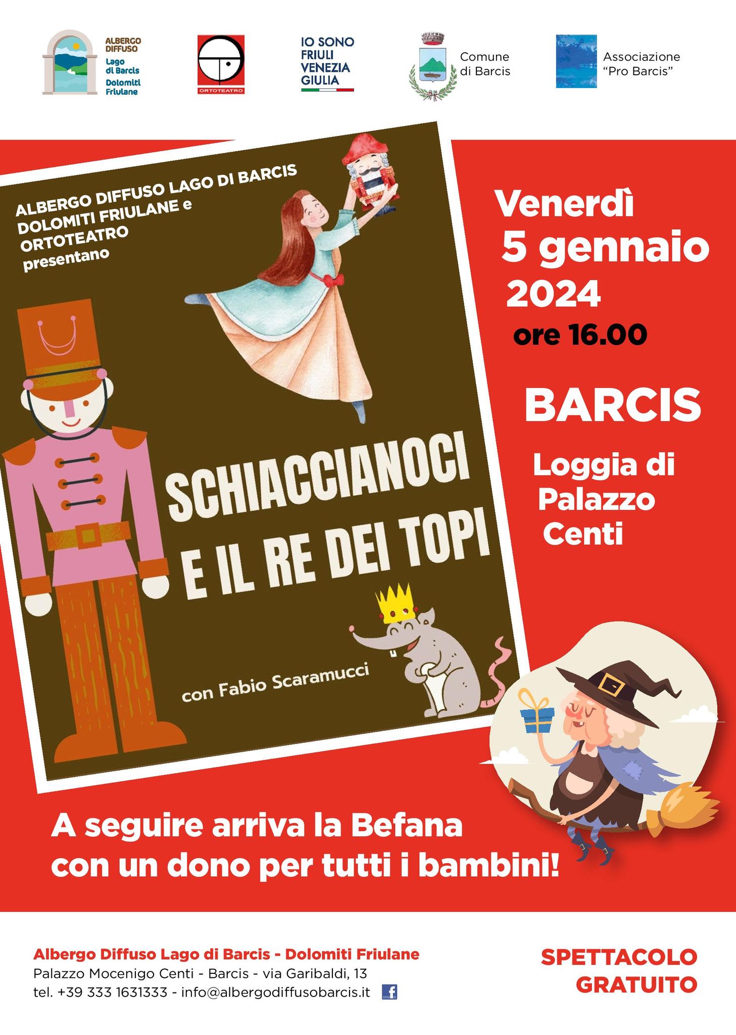 A Barcis Ortoteatro presenta SCHIACCIANOCI E IL RE DEI TOPI - EventiFVG.it