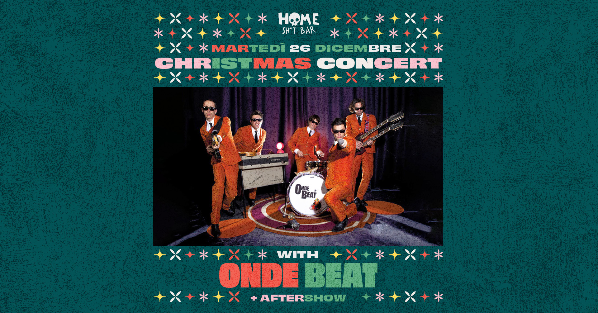 XMAS CONCERT W/ ONDE BEAT • HOME ROCK BAR - EventiFVG.it