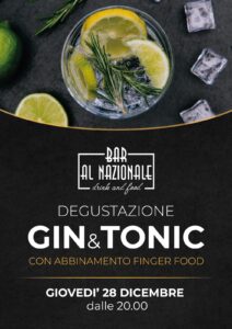 Degustazione gin tonic