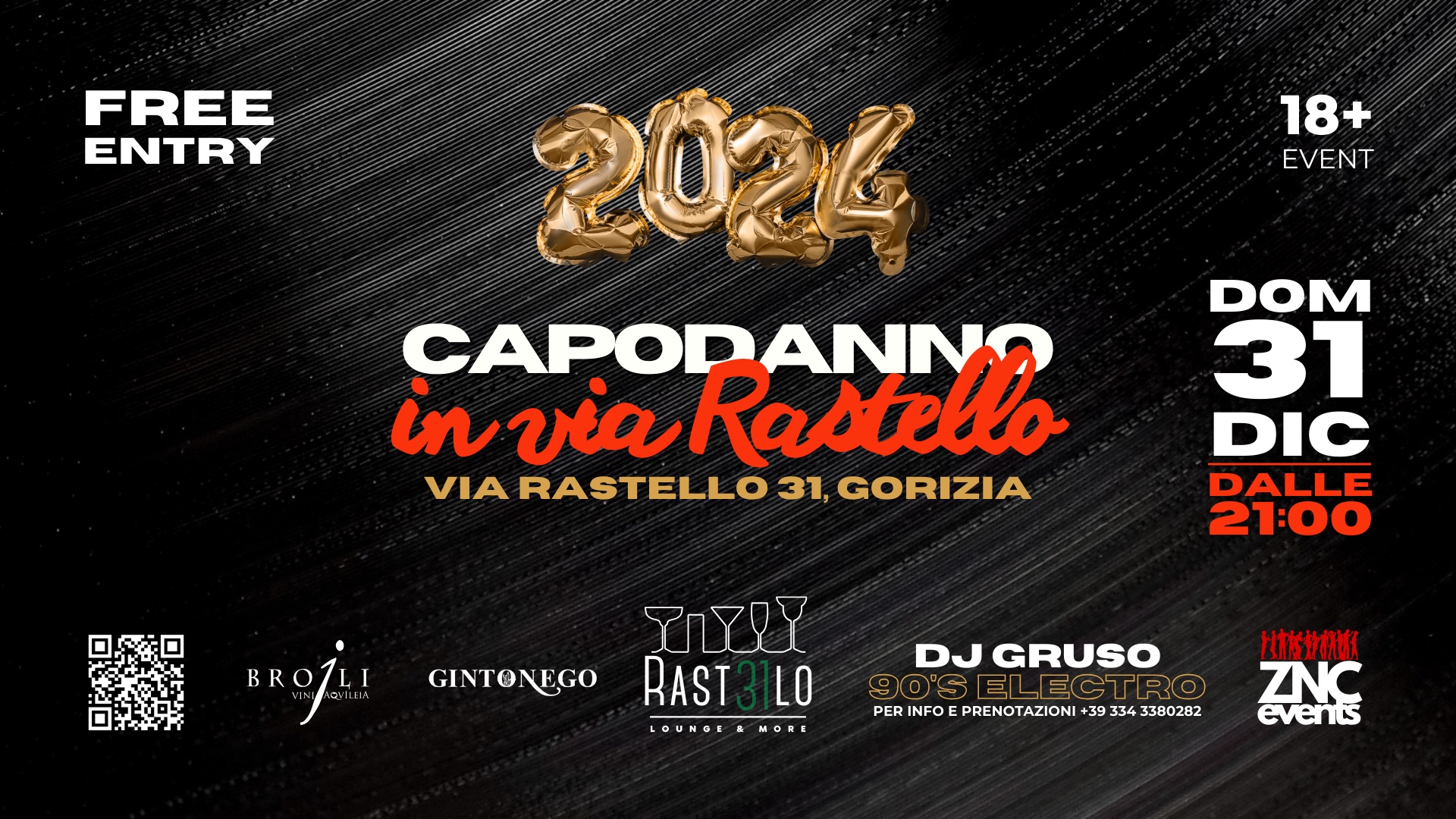 CAPODANNO IN VIA RASTELLO - CAPODANNO IN VIA RASTELLO - EventiFVG.it