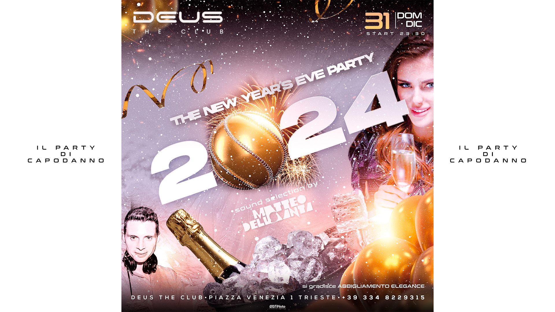 NEW YEAR'S EVE 2024 • DEUS THE CLUB - NEW YEAR'S EVE 2024 • DEUS THE CLUB - EventiFVG.it