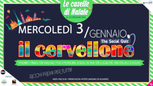 Mercoledì 3 gennaio – IL CERVELLONE – Casette di Natale a Cordenons