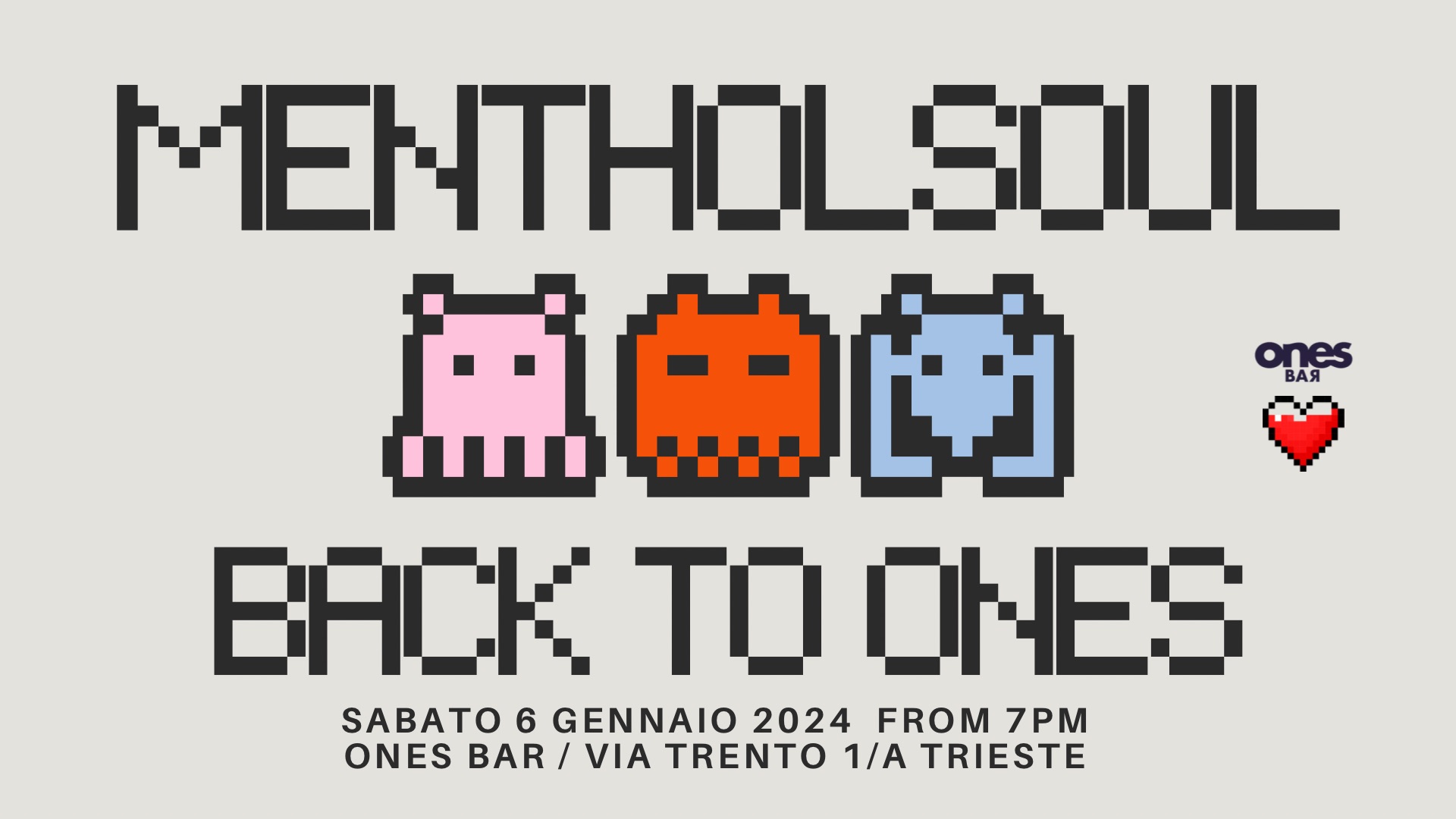 MENTHOLSOUL BACK TO ONES - MENTHOLSOUL BACK TO ONES - EventiFVG.it