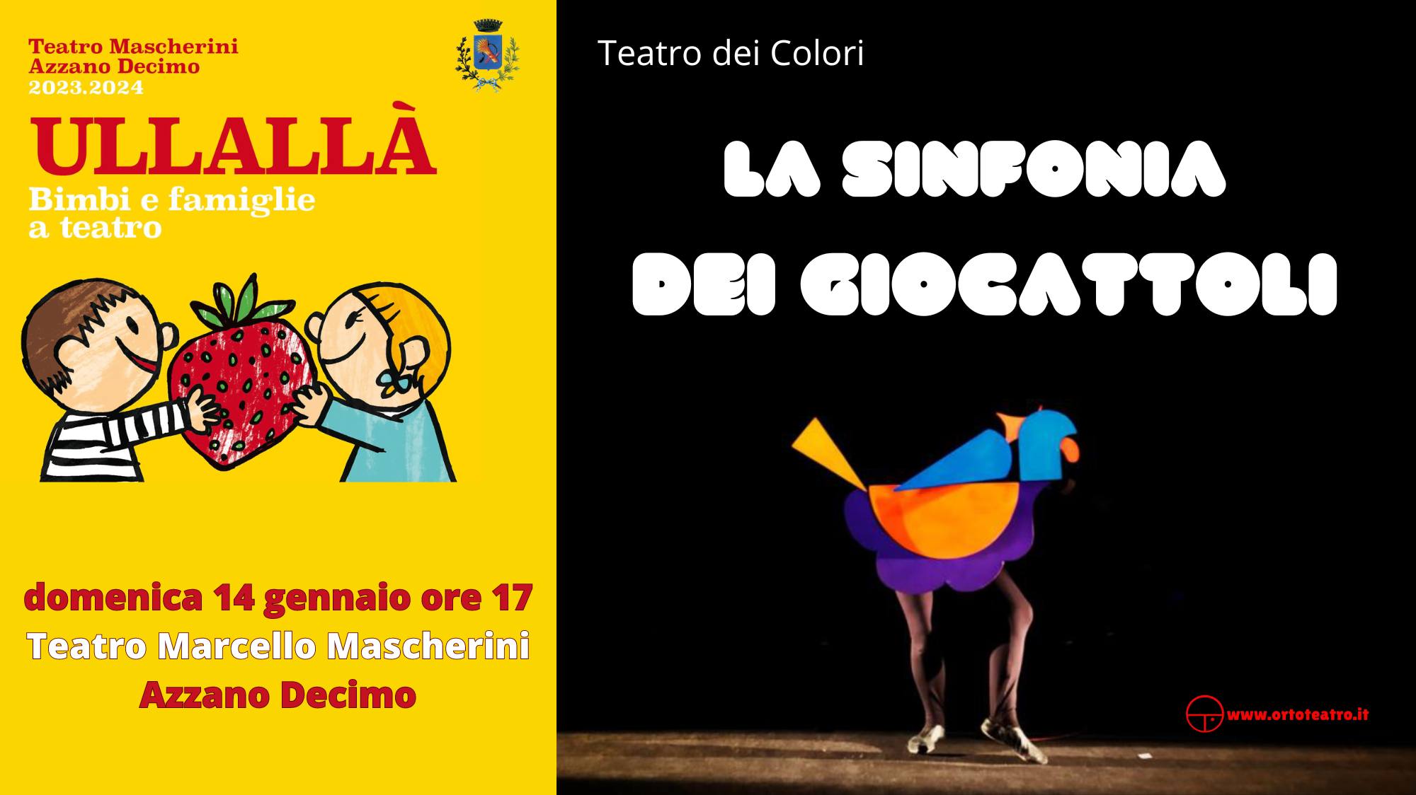 ULLALLÀ Bimbi e famiglie a teatro LA SINFONIA DEI GIOCATTOLI - ULLALLÀ Bimbi e famiglie a teatro LA SINFONIA DEI GIOCATTOLI - EventiFVG.it