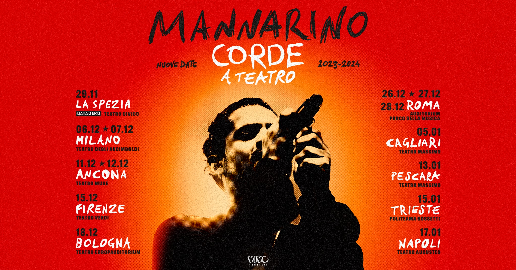 Mannarino live a Trieste - EventiFVG.it