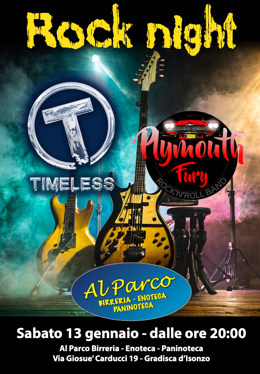 Timeless and Plymouth Fury live! - Timeless and Plymouth Fury live! - EventiFVG.it