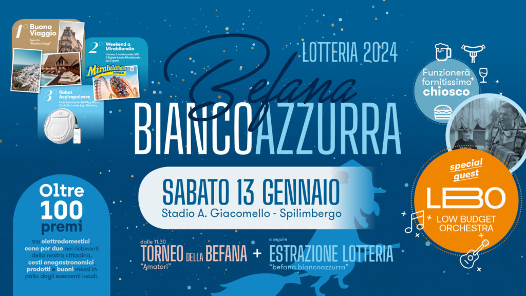 Befana Biancoazzurra 2024 - EventiFVG.it