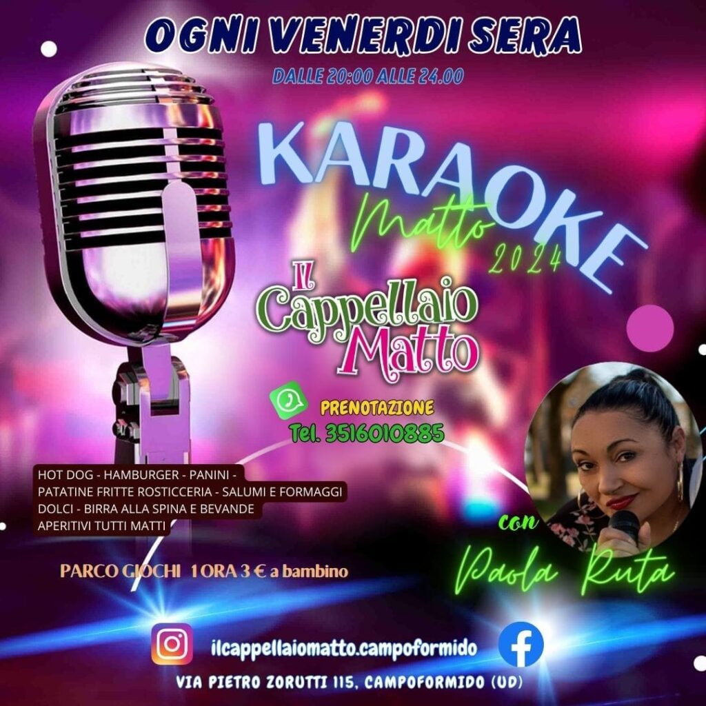 karaoke Matto 🎩🎤 - EventiFVG.it