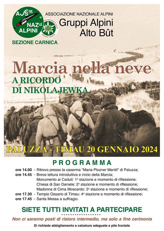 Marcia nella Neve ricordo di Nikolajewka - EventiFVG.it
