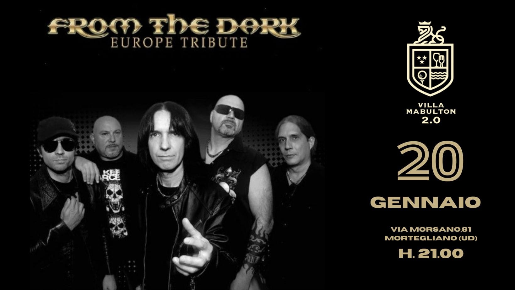 From The Dark @ Villa Mabulton 2.0 - EventiFVG.it