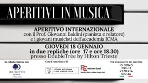 🍸🎼 APERITIVI IN MUSICA – APERITIVO INTERNAZIONALE🎶🎹