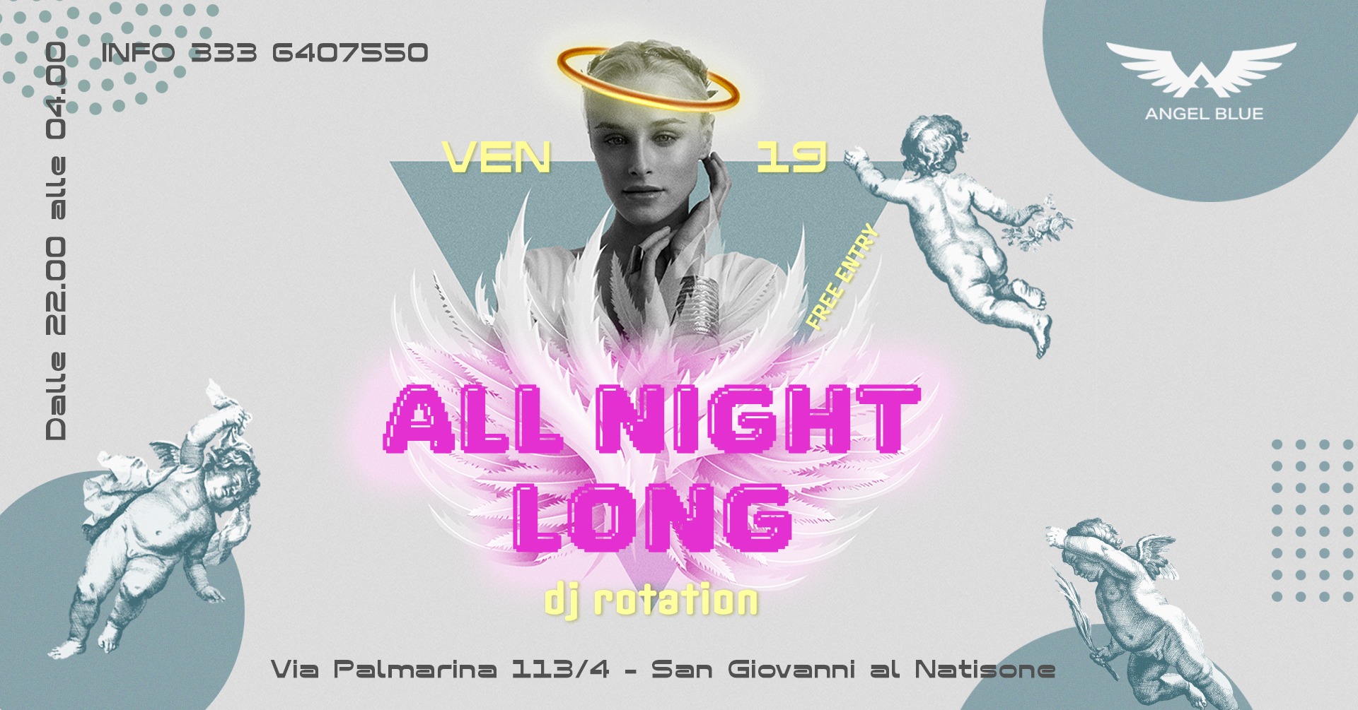 All Night Long | Tutti i venerdì | Dj rotation