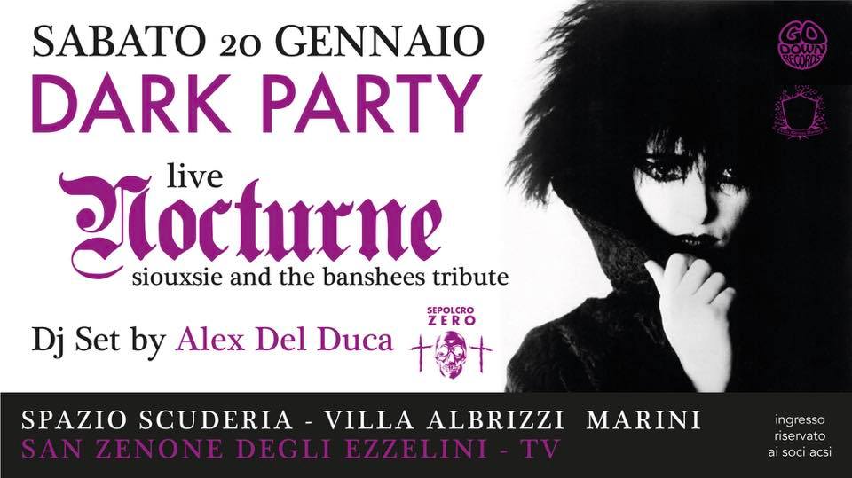 DARK PARTY // LIVE NOCTURNE + DJSET SEPOLCRO ZERO @VAM - DARK PARTY // LIVE NOCTURNE + DJSET SEPOLCRO ZERO @VAM - EventiFVG.it