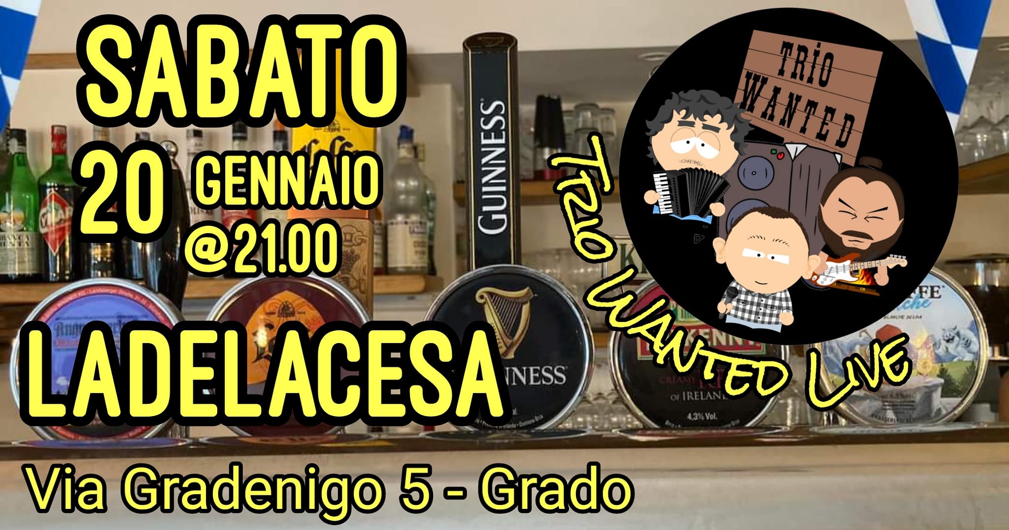 TrioWantedLive@LadelaCesa - EventiFVG.it