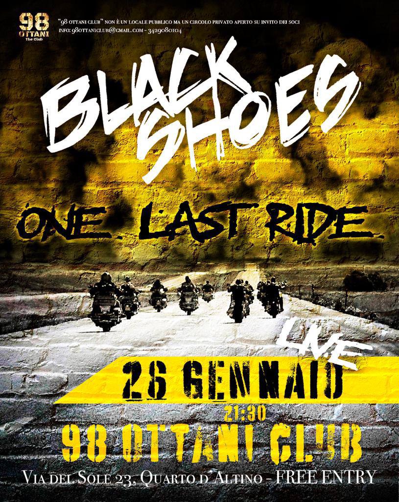 Black Shoes @ 98 OTTANI CLUB - Black Shoes @ 98 OTTANI CLUB - EventiFVG.it