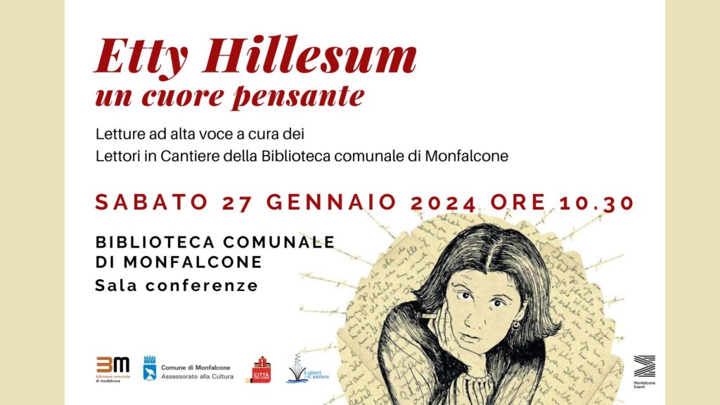 Lettura scenica "Etty Hillesum. Un cuore pensante" - Lettura scenica "Etty Hillesum. Un cuore pensante" - EventiFVG.it