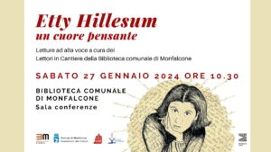 Lettura scenica “Etty Hillesum. Un cuore pensante”