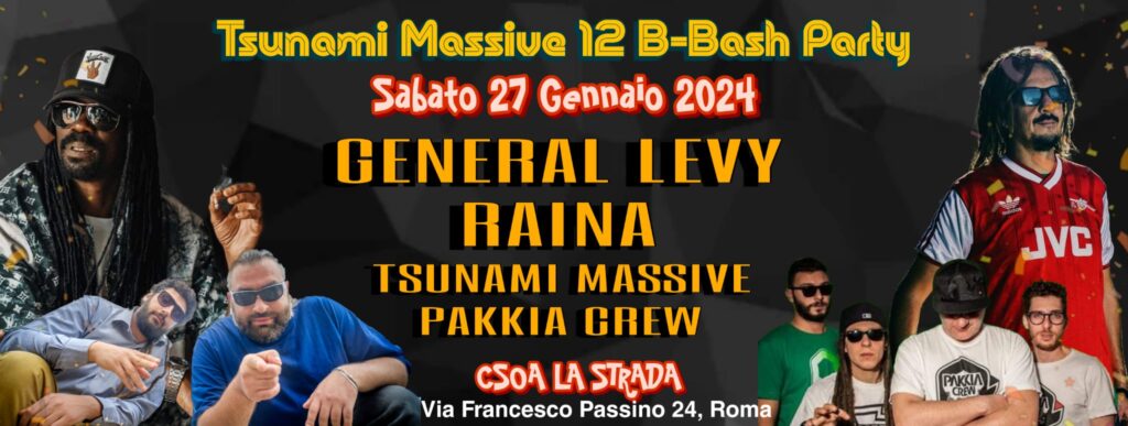 🔥Tsunami Massive 12 B-Bash Party🔥@Csoa La Strada - 🔥Tsunami Massive 12 B-Bash Party🔥@Csoa La Strada - EventiFVG.it