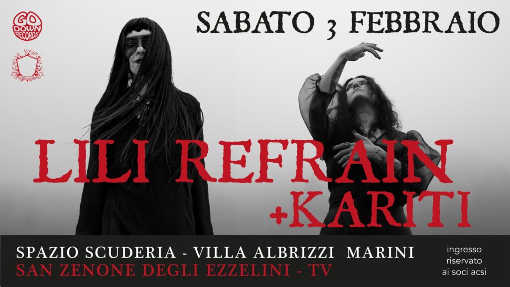 LILI REFRAIN + KARITI +DJ ALEX DEL DUCA // LIVE @VAM - EventiFVG.it