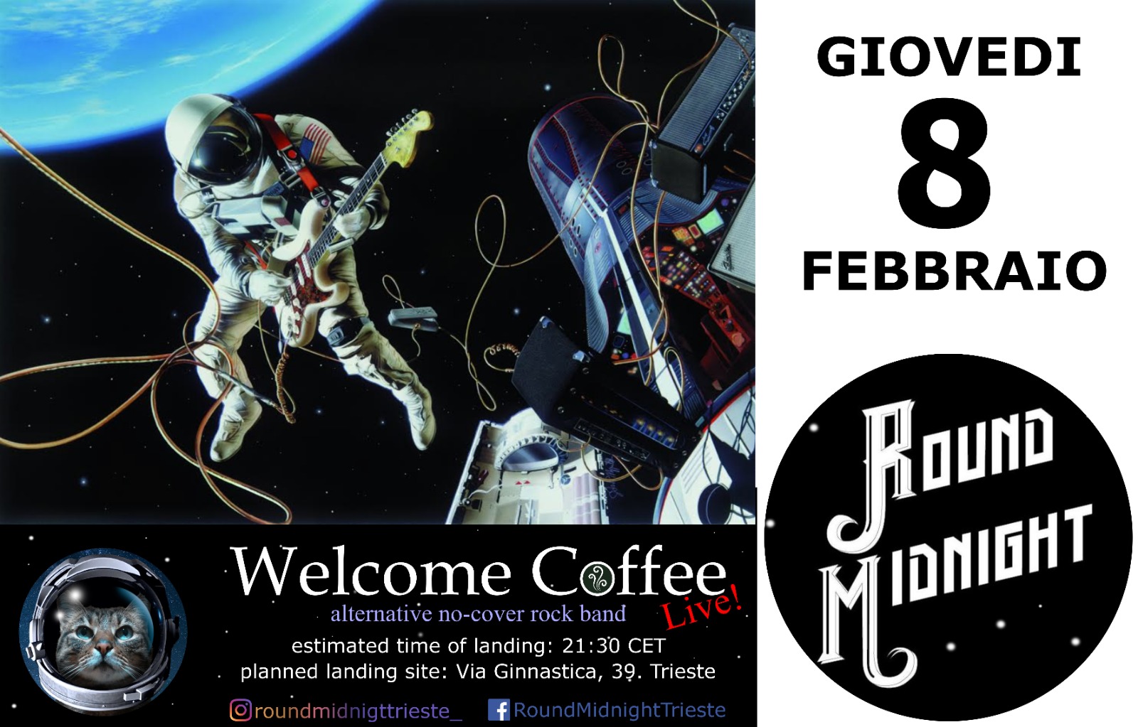 Welcome Coffee live @ Round Midnight - Welcome Coffee live @ Round Midnight - EventiFVG.it