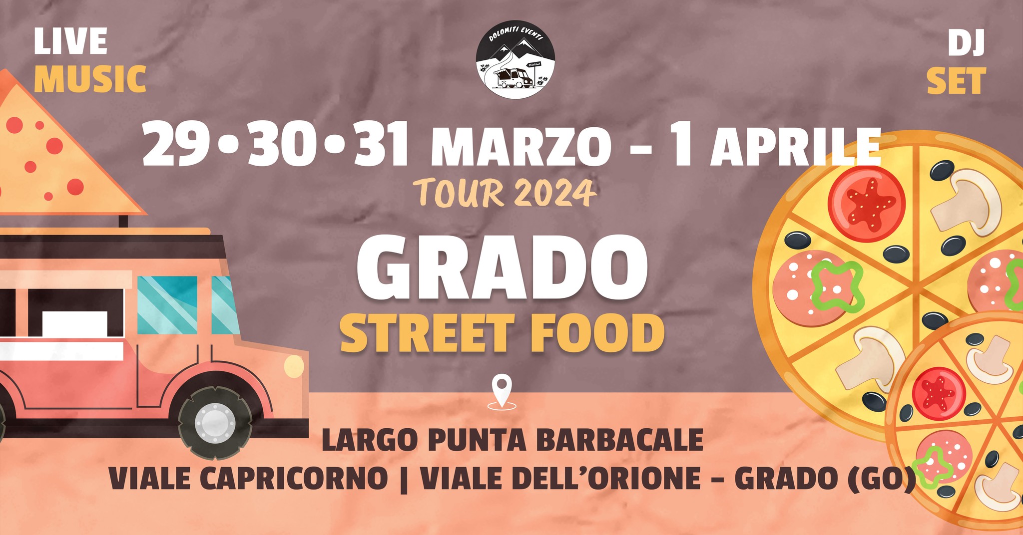 GRADO STREET FOOD, Grado, Battito Italiano, Radio Gioconda