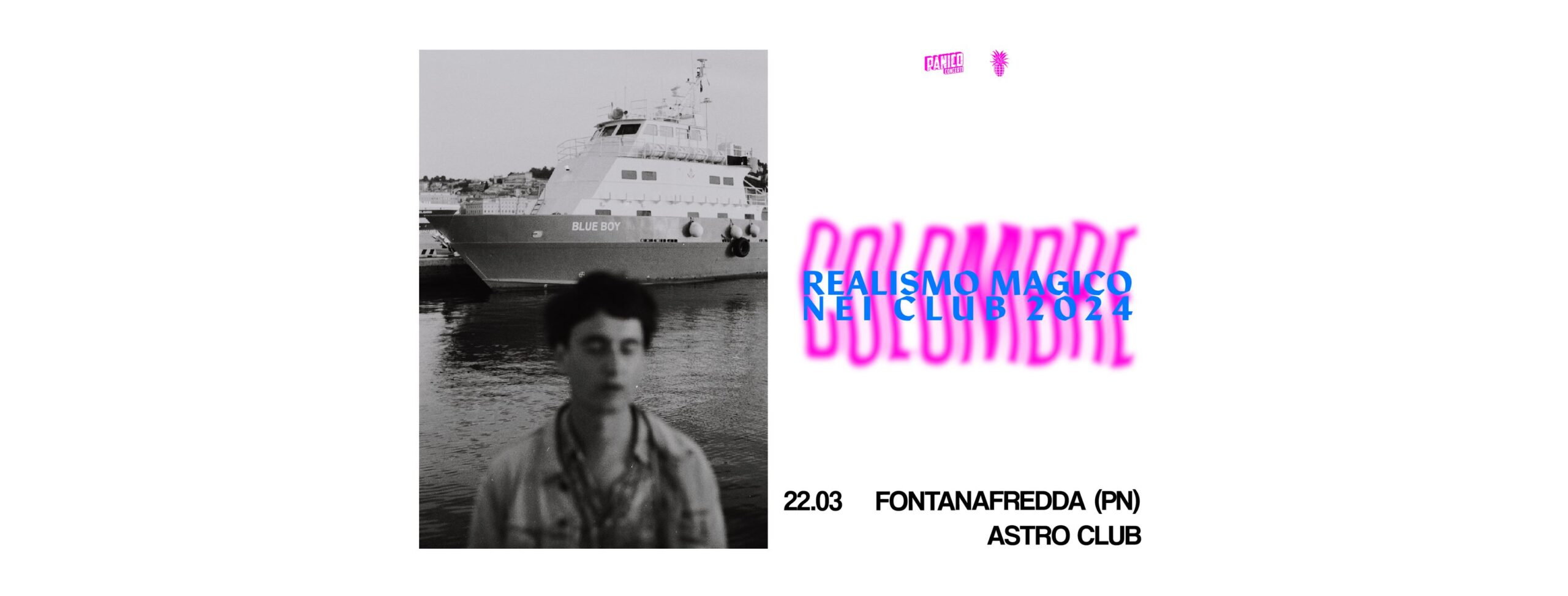 COLOMBRE Realismo Magico tour nei Club, in Astro Club