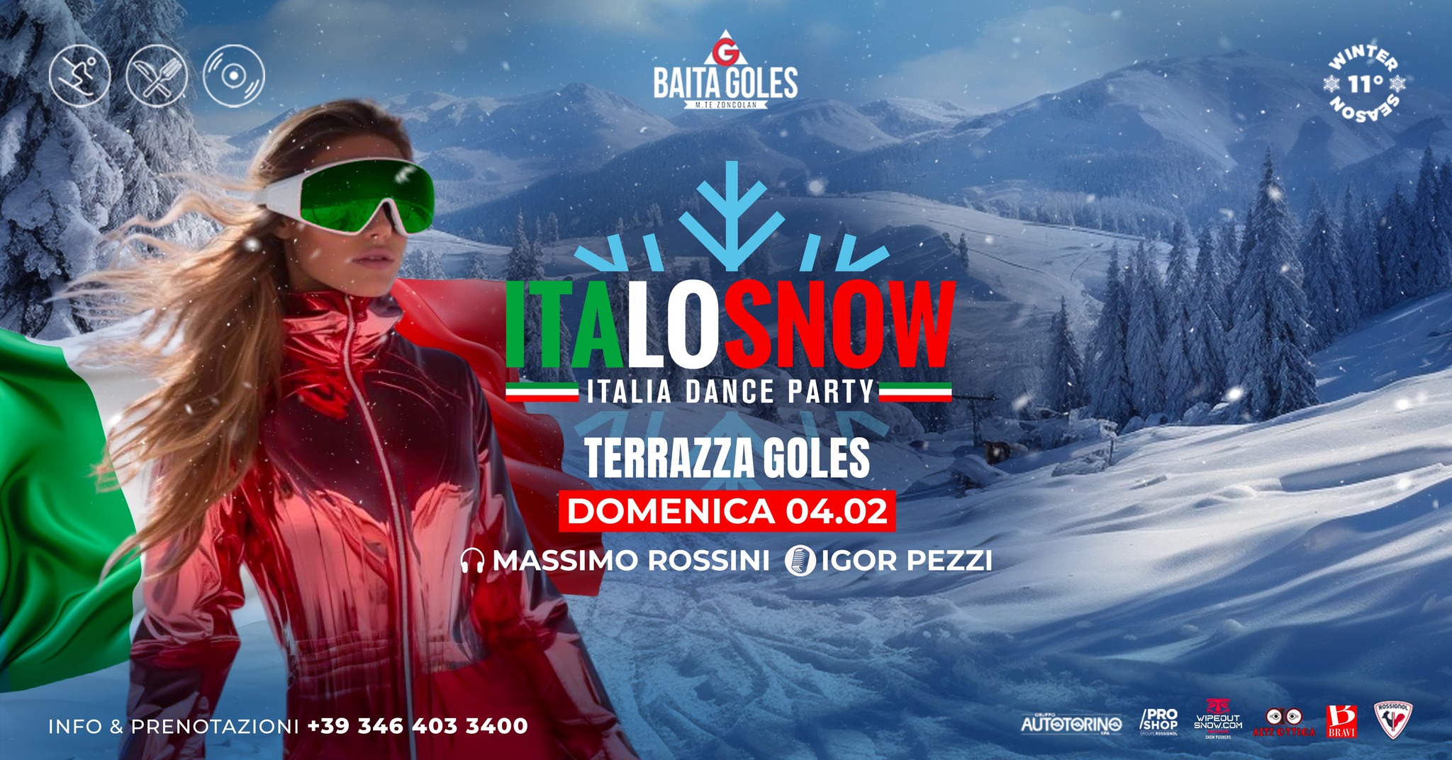 DOMENICA 4.02 | ITALOSNOW | Baita Goles - EventiFVG.it