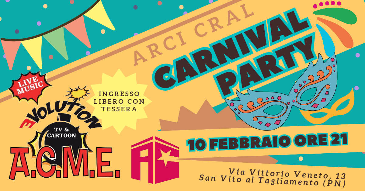 💣ACME @ ARCI CRAL SAN VITO AL TAGLIAMENTO - 💣ACME @ ARCI CRAL SAN VITO AL TAGLIAMENTO - EventiFVG.it