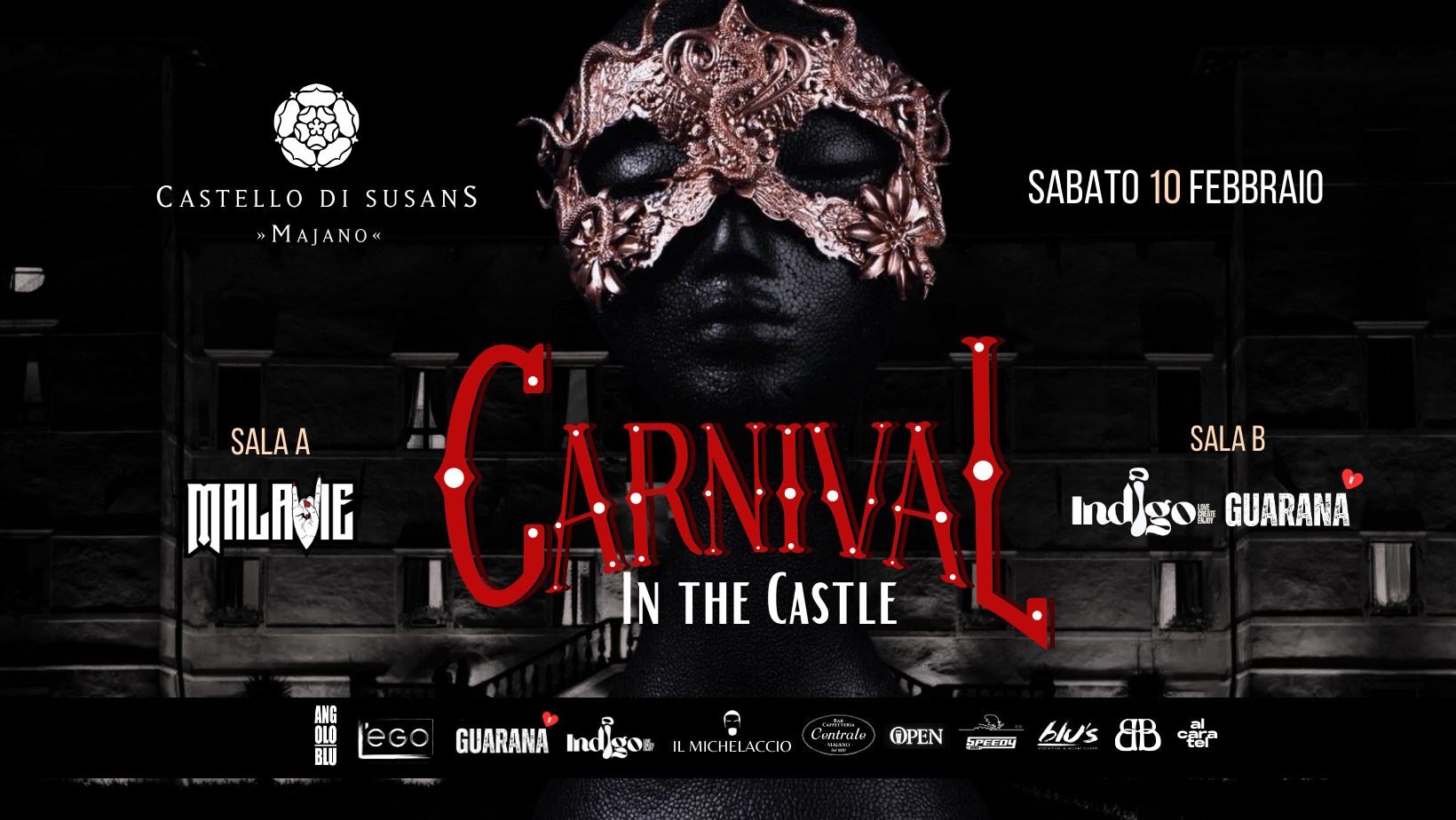 Carnival In the Castle • Castello di Susans • 10.02.24 - Carnival In the Castle • Castello di Susans • 10.02.24 - EventiFVG.it
